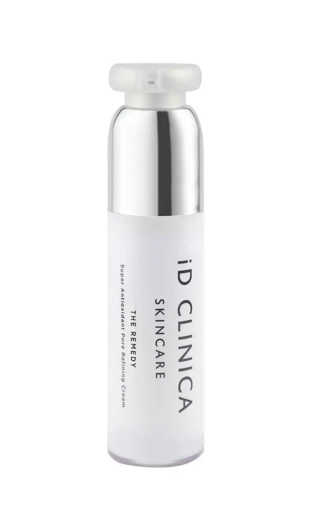 iD Clinica skincare bottle photographed on white for a Liverpool brand by Captured By Luke Media