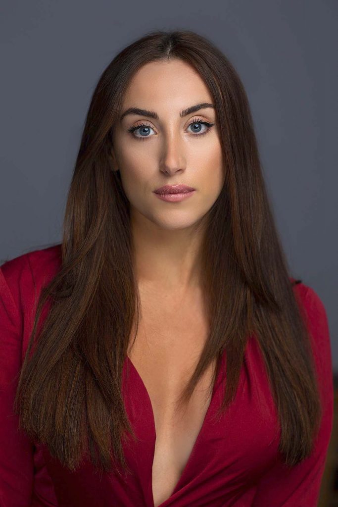 Business headshot of a woman photographed in a Liverpool city centre studio