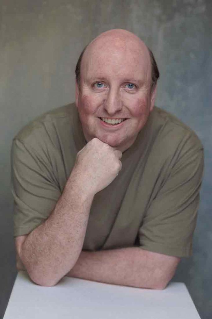 Studio headshot of a Liverpool theatre actor by Captured By Luke Media