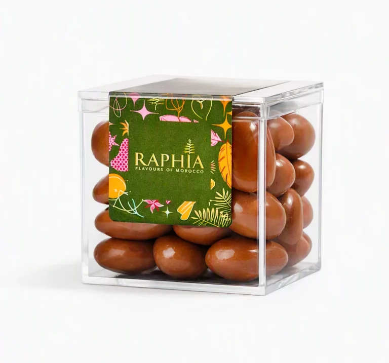 E-commerce product photography of a boxed Raphia chocolate gift set by an e-commerce product photographer in Liverpool