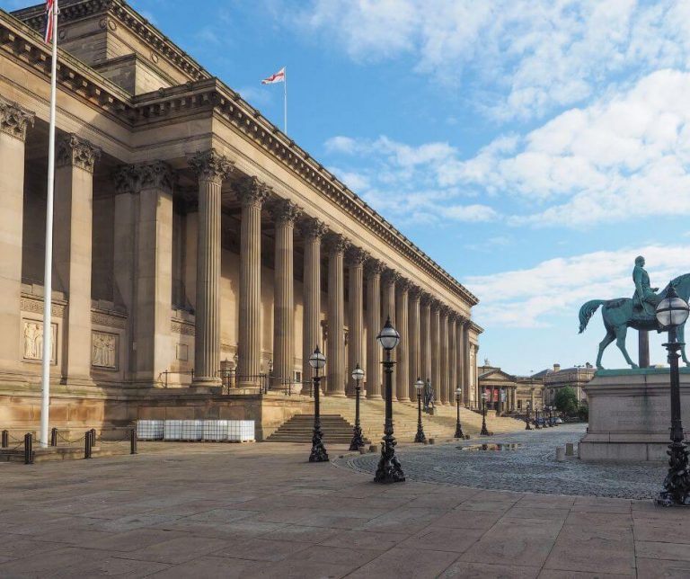 St George's Hall in Liverpool, a grand architectural actor showreel filming location