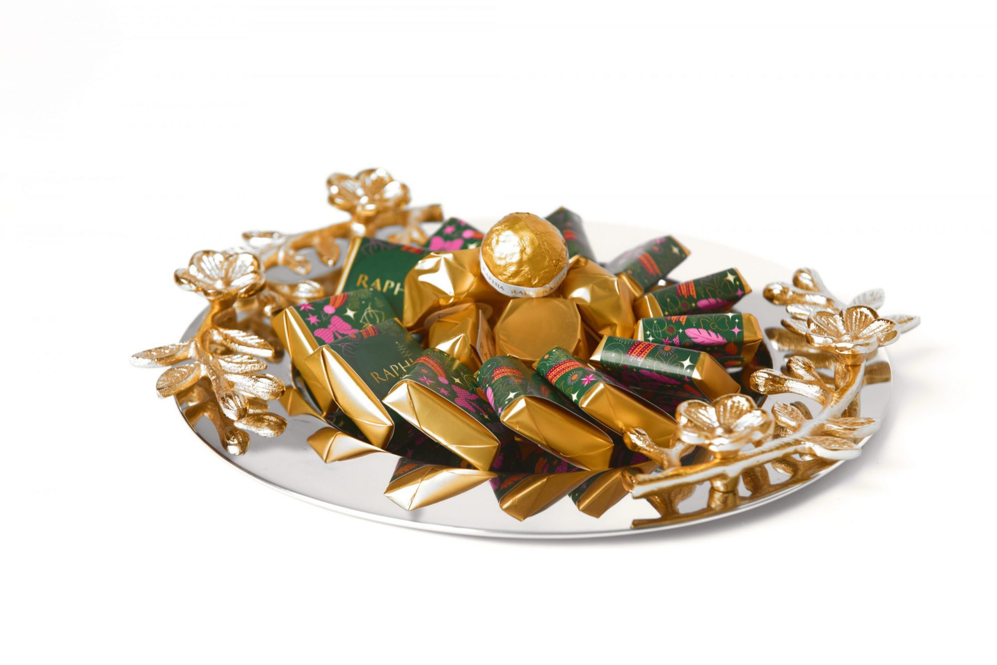 Flat lay product photography of wrapped luxury chocolates by an e-commerce photographer in the North West